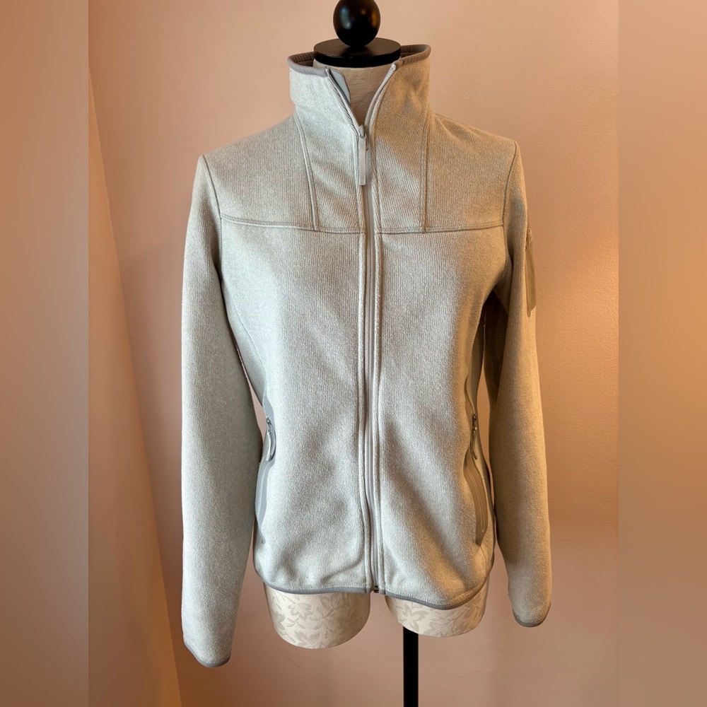 ARC TERYX Covert Cardigan - Wm Med - Oatmeal Gray Heather